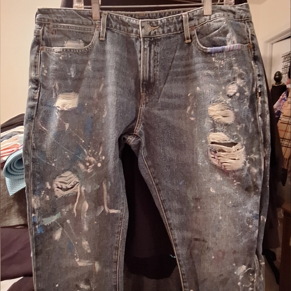 POLO RALPH LAUREN ASTOR BOYFRIEND DENIM JEANS, SIZE 32